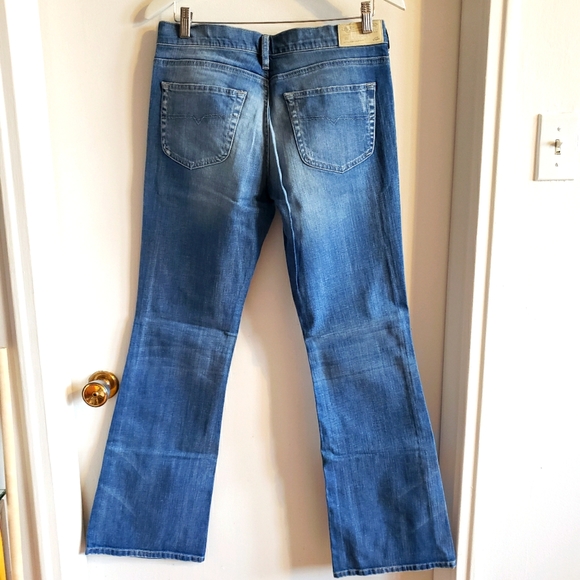 Diesel Louv Boot Fade Wash Stretch Slim Boot Cut Woman W 31 L 32 NWOT - Picture 2 of 13